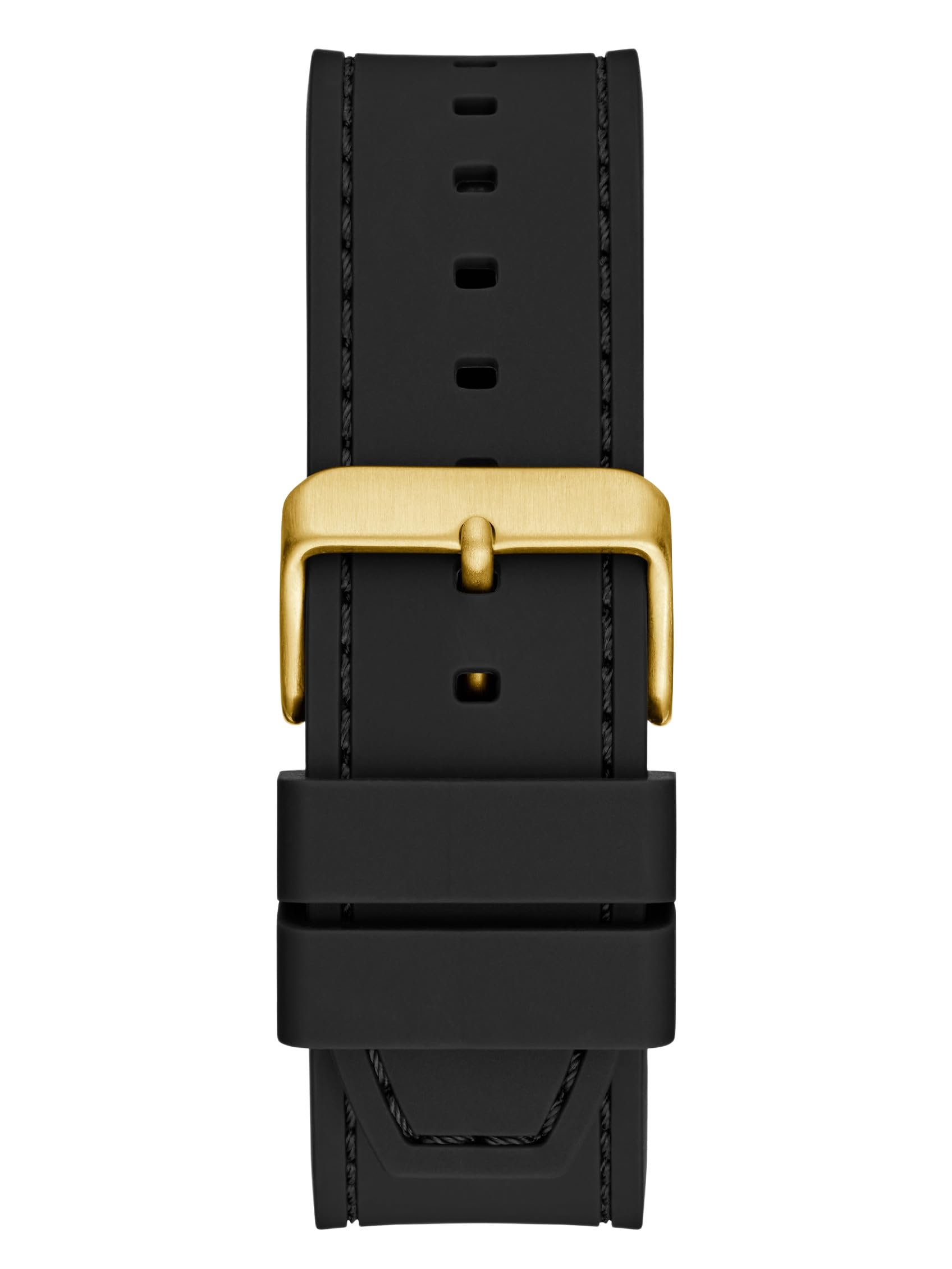 GUESS Orologio analogico al quarzo da uomo con cinturino in silicone GW0850G2, Nero