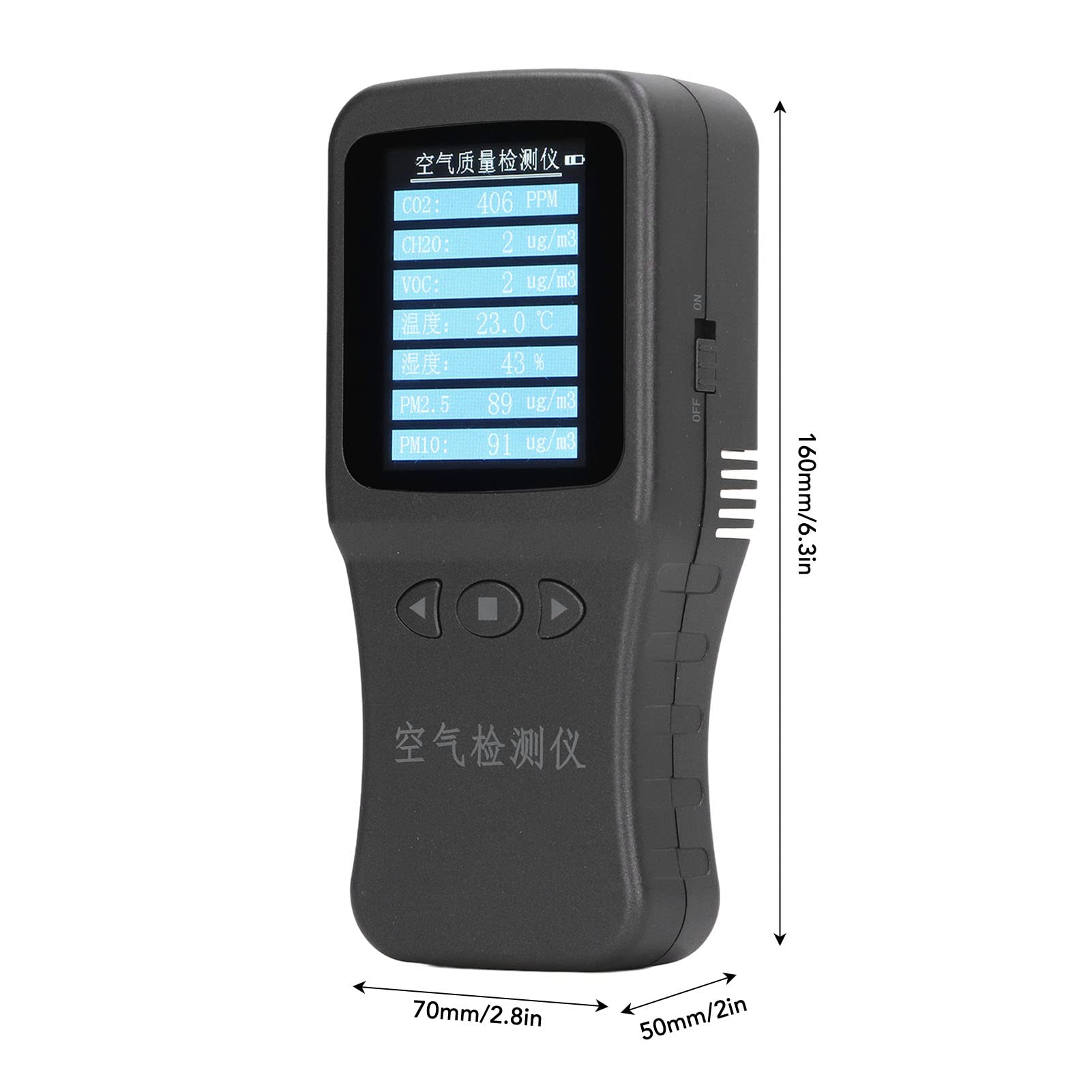 FTVOGUE Monitor de Calidad del Aire Detector de Contaminación del Aire