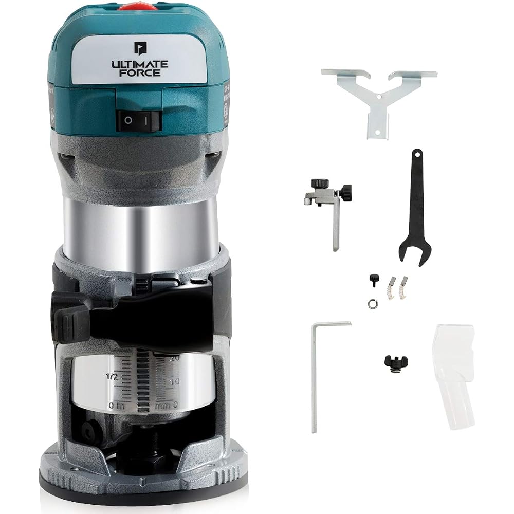 $10/mo - Finance Goplus Wood Router with Fixed Base, 6.5-Amp 1.25 HP ...