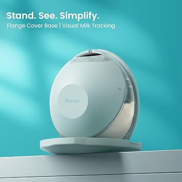 Paruu P20 Hands-Free Wearable Electric Breast Pump - 4 Modes & 12 Suction Levels, 19/21/24mm Double-Sealed Flanges, Visible Milk Volume & Pumping Time, Lightweight Portable (2 Pack, Light Green)