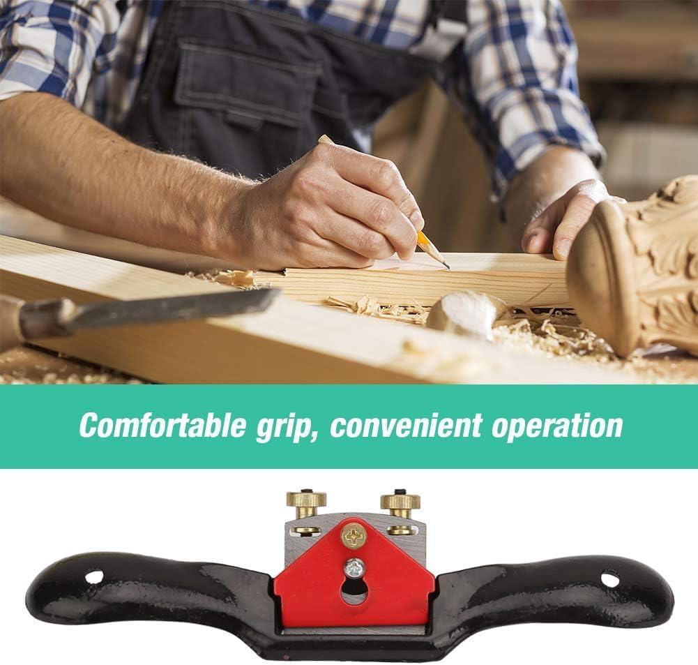 Artnery 10 Inch Plane Spokeshave, Adjustment Woodworking Cutting Edge Plane Spokeshave Hand Trimming Tool Woodworking Plane Spokeshave Adjustment Plane Spokeshave for planing round, curved planing 2