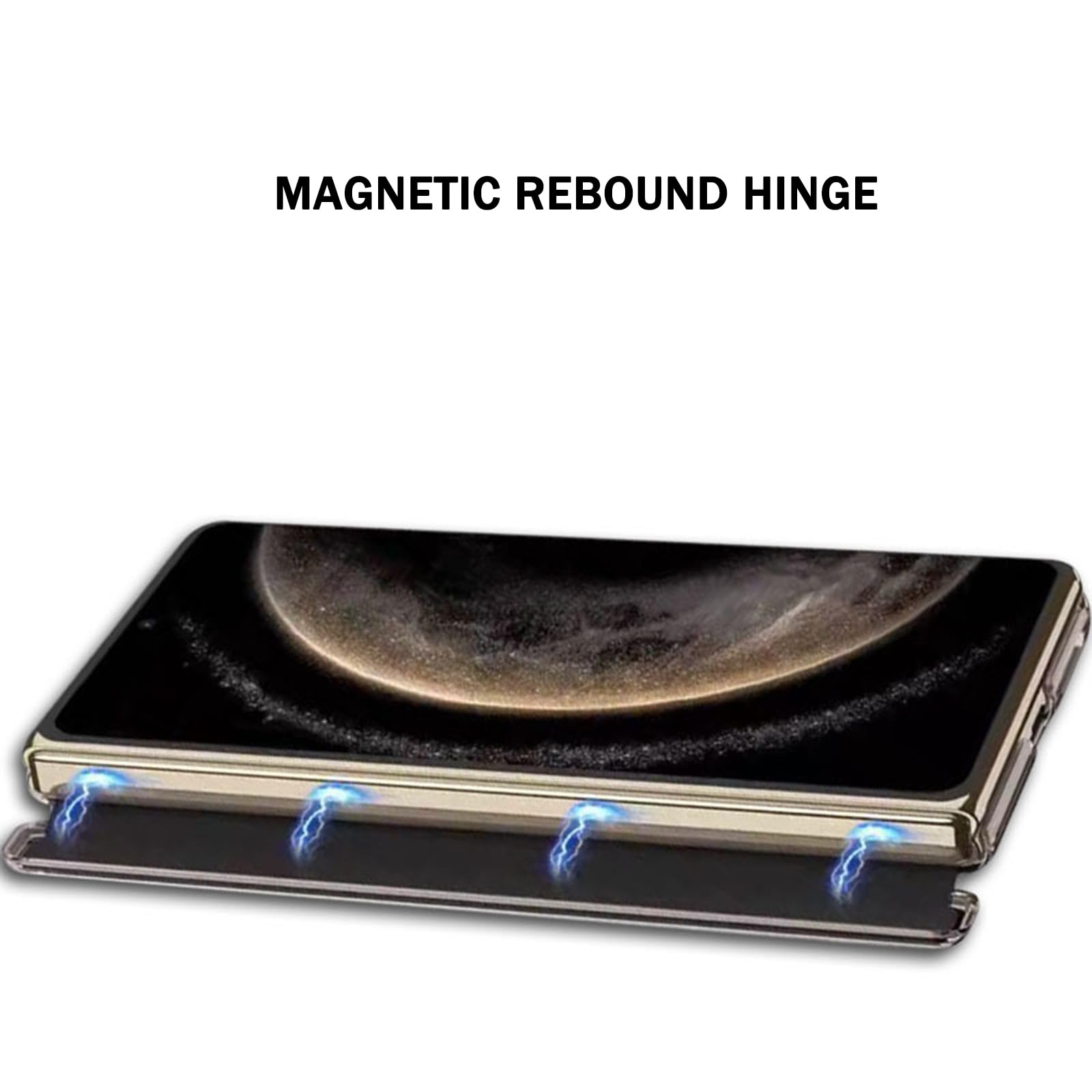 Hülle Magnetisches Für Huawei Mate X6, Echtes Lederhülle Flip View Fenster Schutzhülle Luxury Rundumschutz Stossfest Galvanisierte Handyhülle,Grün,Mate X6