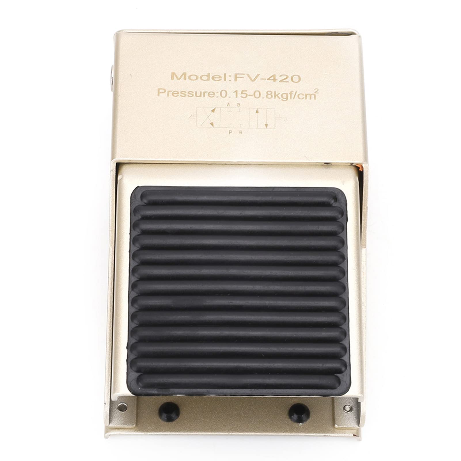 Válvula neumática de pedal duradera de aleación de aluminio para control