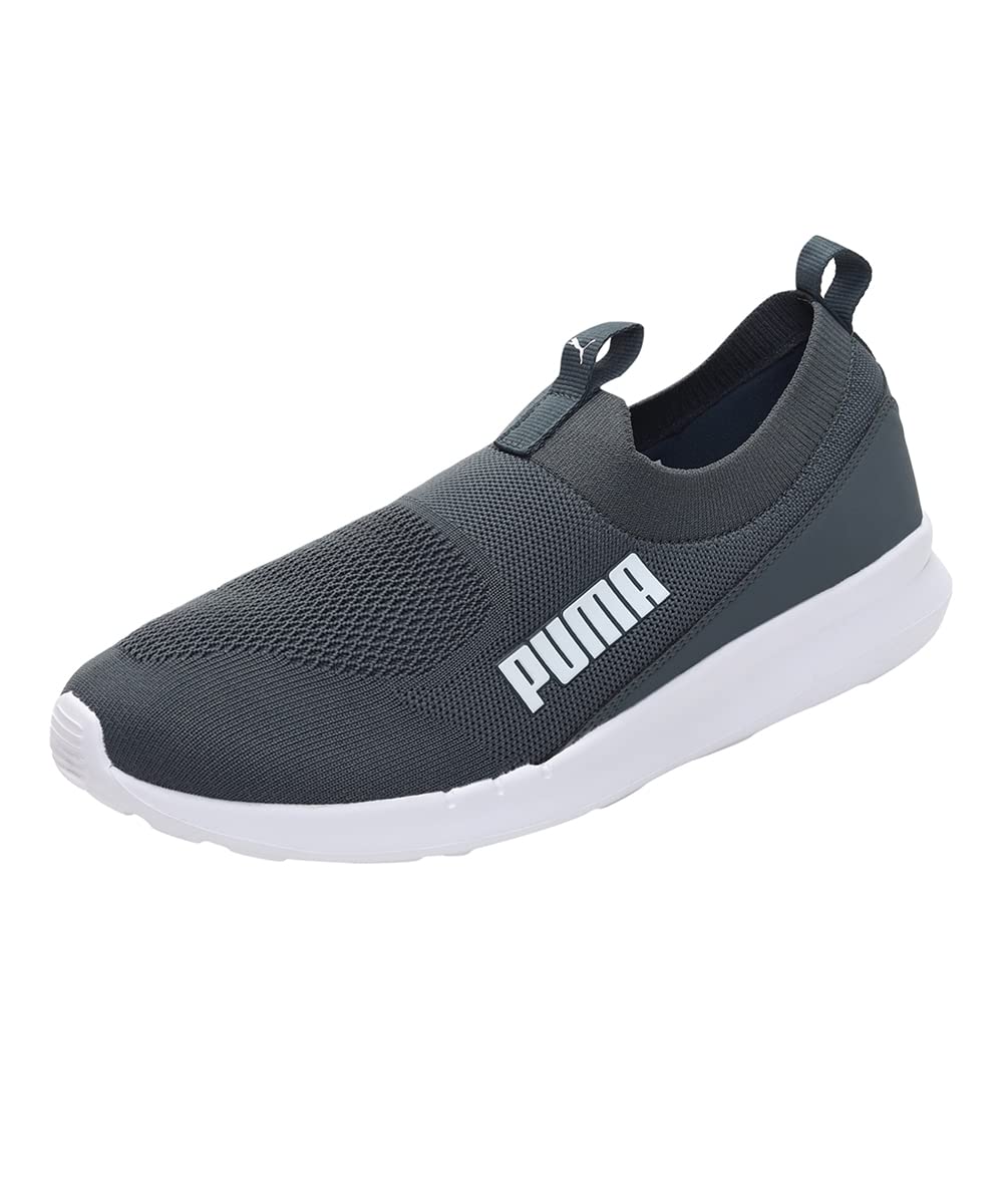 Puma Mens Grand Slipon IDP Dark Slate White Sneaker (38586204) (B09S11ZGB6) Amazon Price History, Amazon Price Tracker
