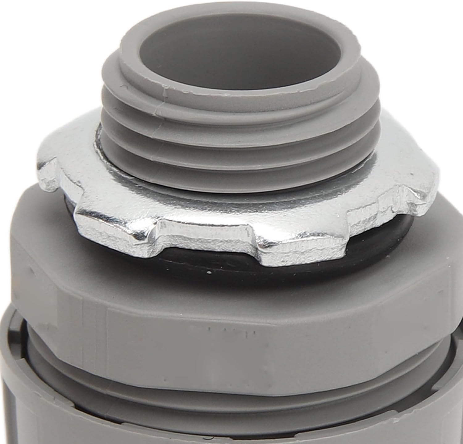PVC Liquid Tight Connector, 1/2in, 120 Pieces, Easy Installation, Suitable for Mechanical Tools and Marine Equipment