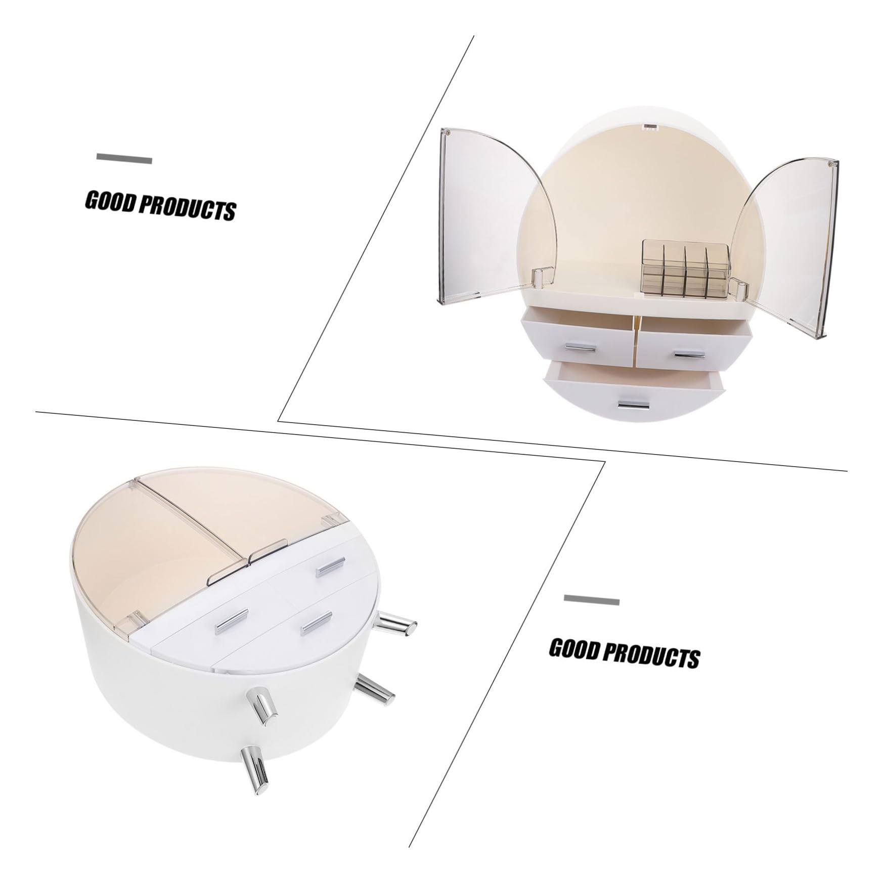 Boîte à Cosmétiques de Rangement Tiroir PC pour Maison Élégante