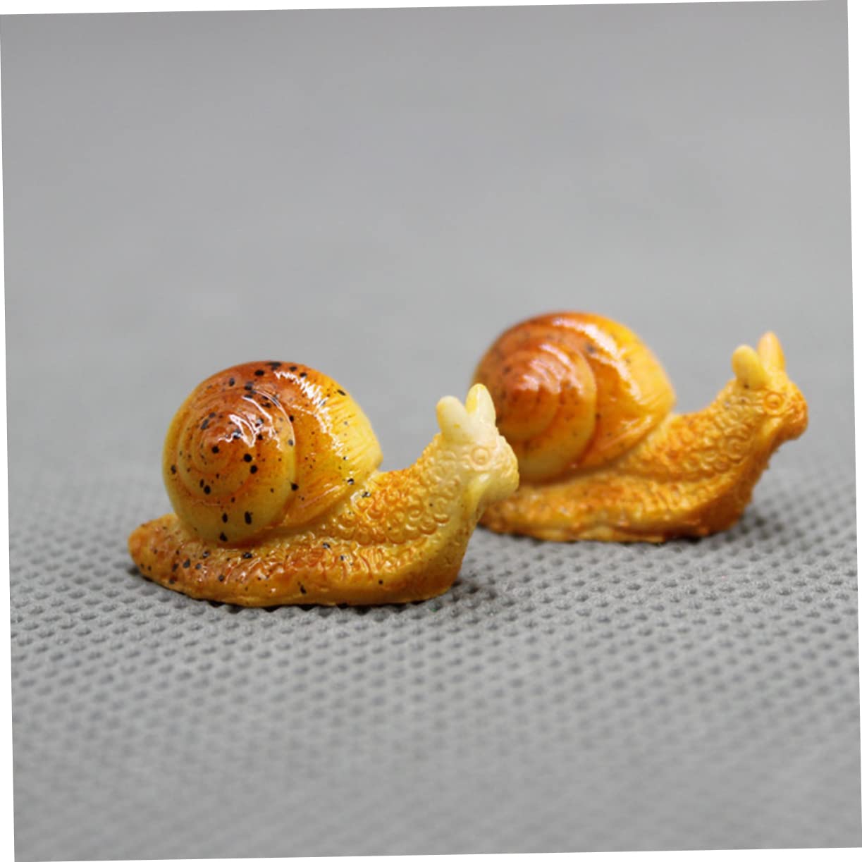 5 Mini-Schnecken Aus Harz – Deko Für Garten, Sukkulenten & DIY