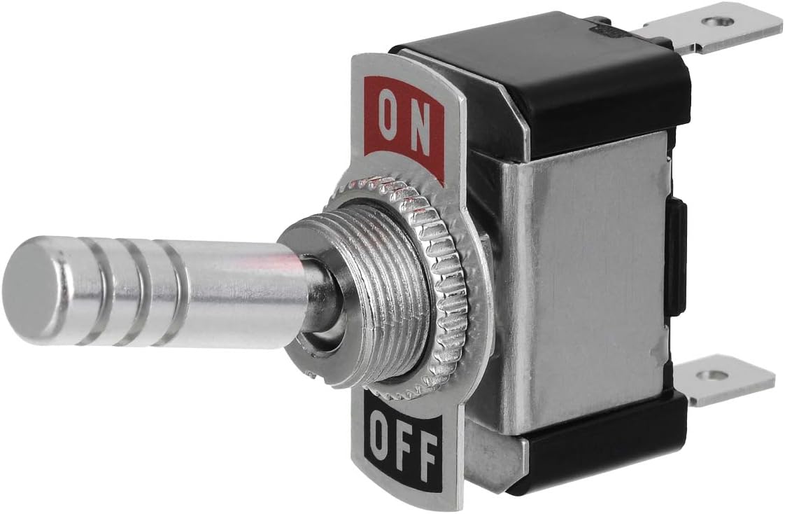 Car Heavy-Duty Rocker Toggle Switch 12V 20A Waterproof Toggle Switch ON Off Switch 12v with for Auto Car Boat (ON-Off)