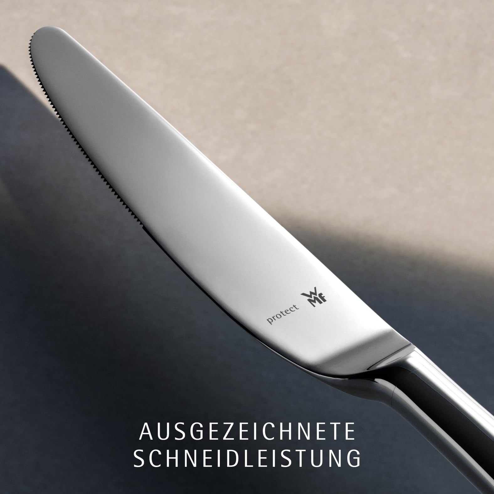 WMF Kent Plus Besteck Set 12 Personen, 66 teilig, 60 Teile mit Servierbesteck, Hohlheftmesser, Cromargan protect poliert, kratzbeständig, spülmaschinenfest