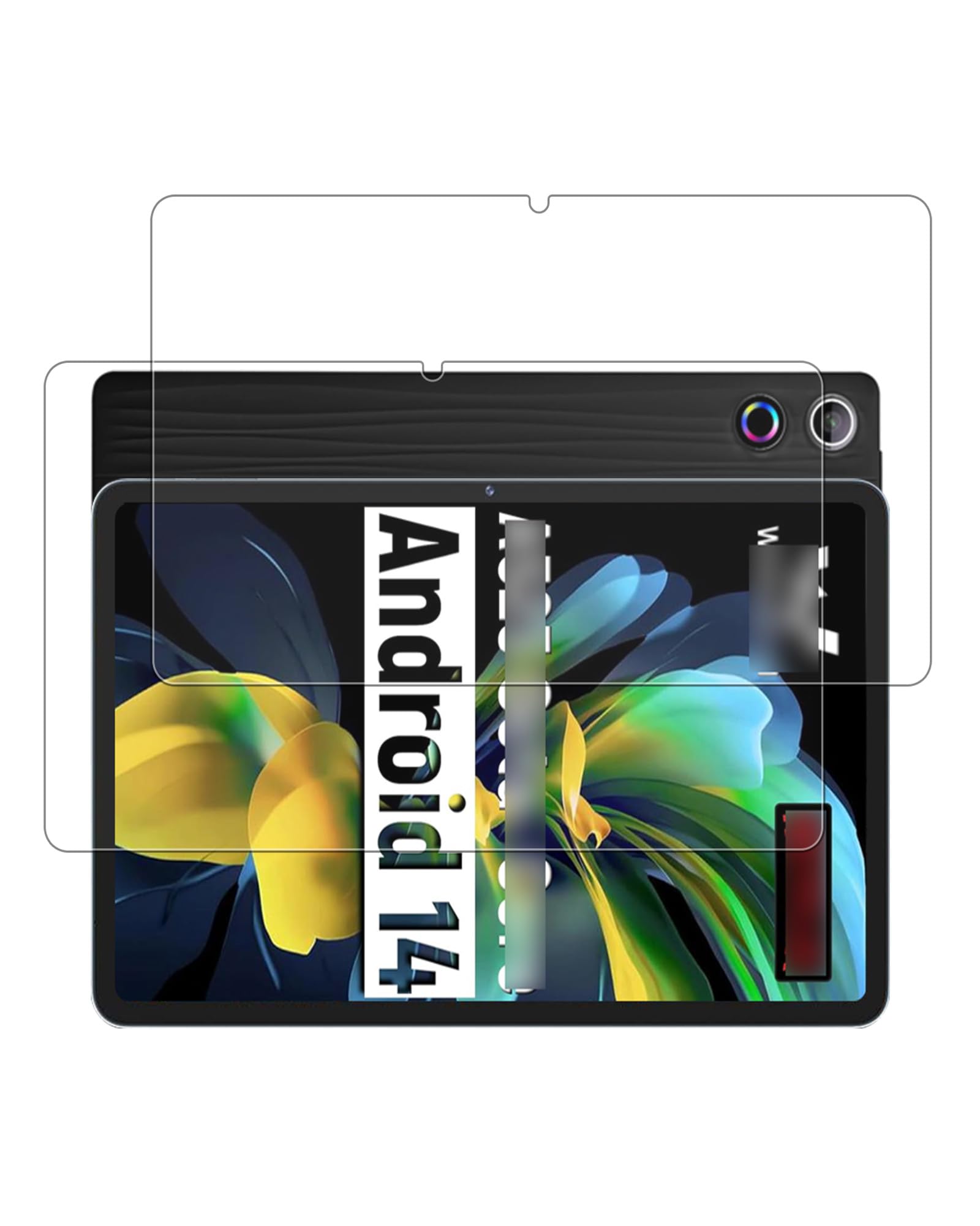 BOVUGAC [2 Pack] Screen Protector for ROWT A10 Android Tablet 10 Inch Tempered Glass Film, Screen Protector Anti-Scratch & Sensitive & 9H Hardness