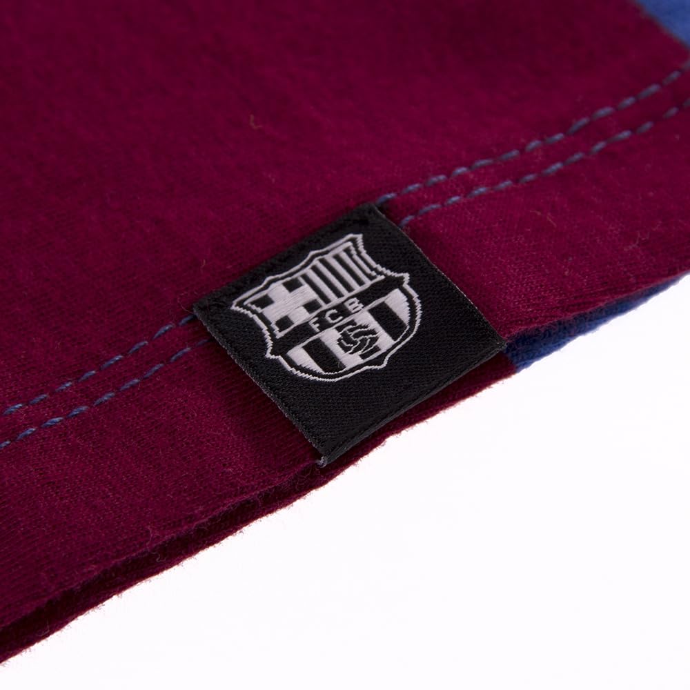 Copa - Camiseta de Fútbol - Hombre - FC Barcelona 1980/81 - Azul/Rojo - 100% algodón