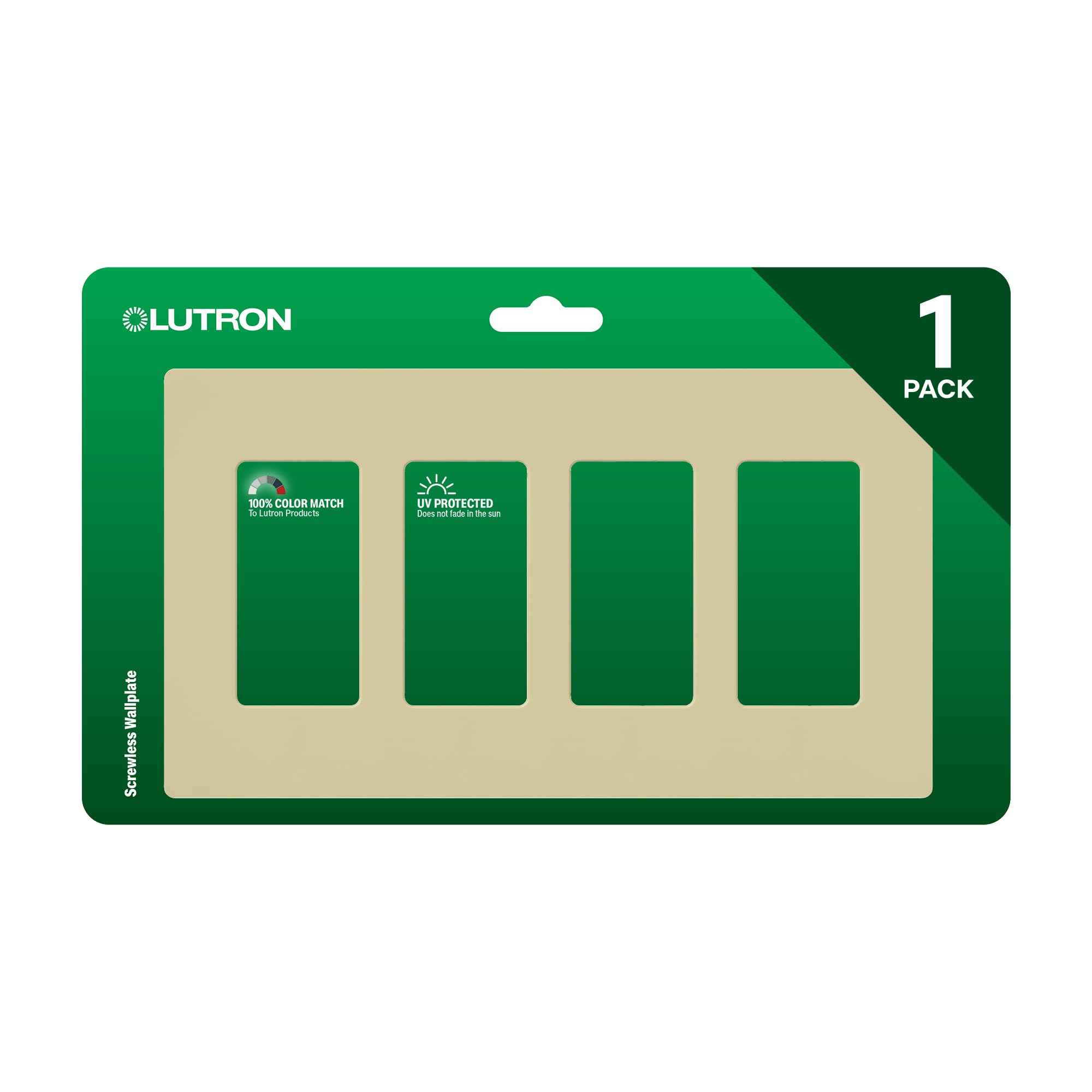Lutron Claro Wall Plates - Gloss White -7