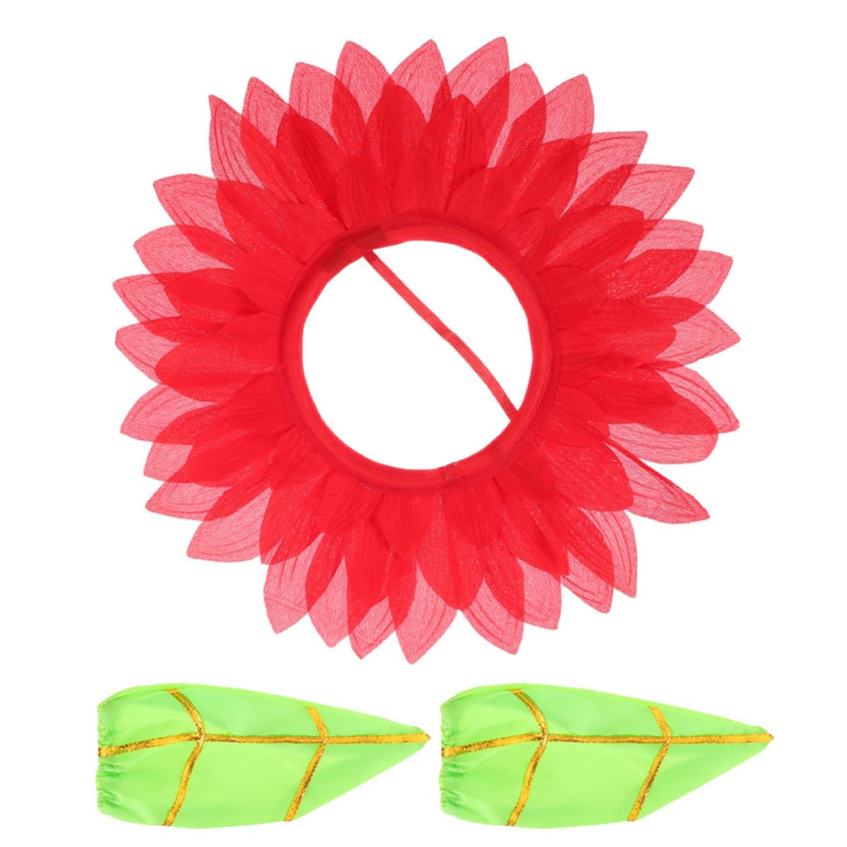 Sunflower Headgear Cloth Costume Prop for Cosplay Party Performances