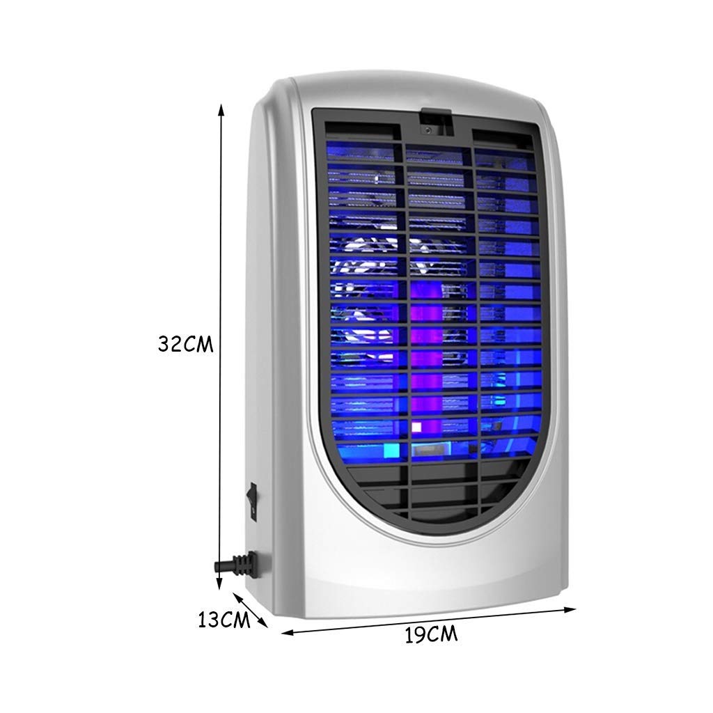 Trappola per Zanzare LED Shock Elettrico Zanzara Killer Lampada 220V Pulce Insetto Zanzare Repellente Anti Zanzara Trappola Luci UVA Zapper Indoor, 19 * 32 * 13 Cm LED Mosquito Killer Lamp