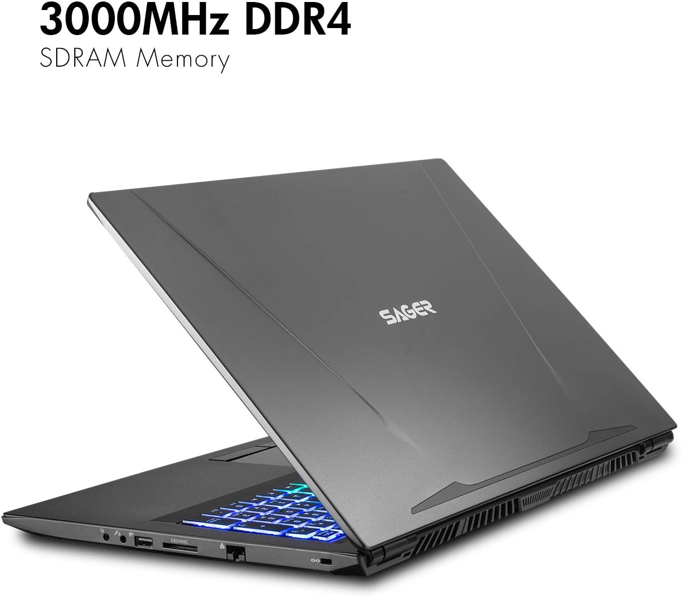 Sager NP8978 0.78 اینچ نازک