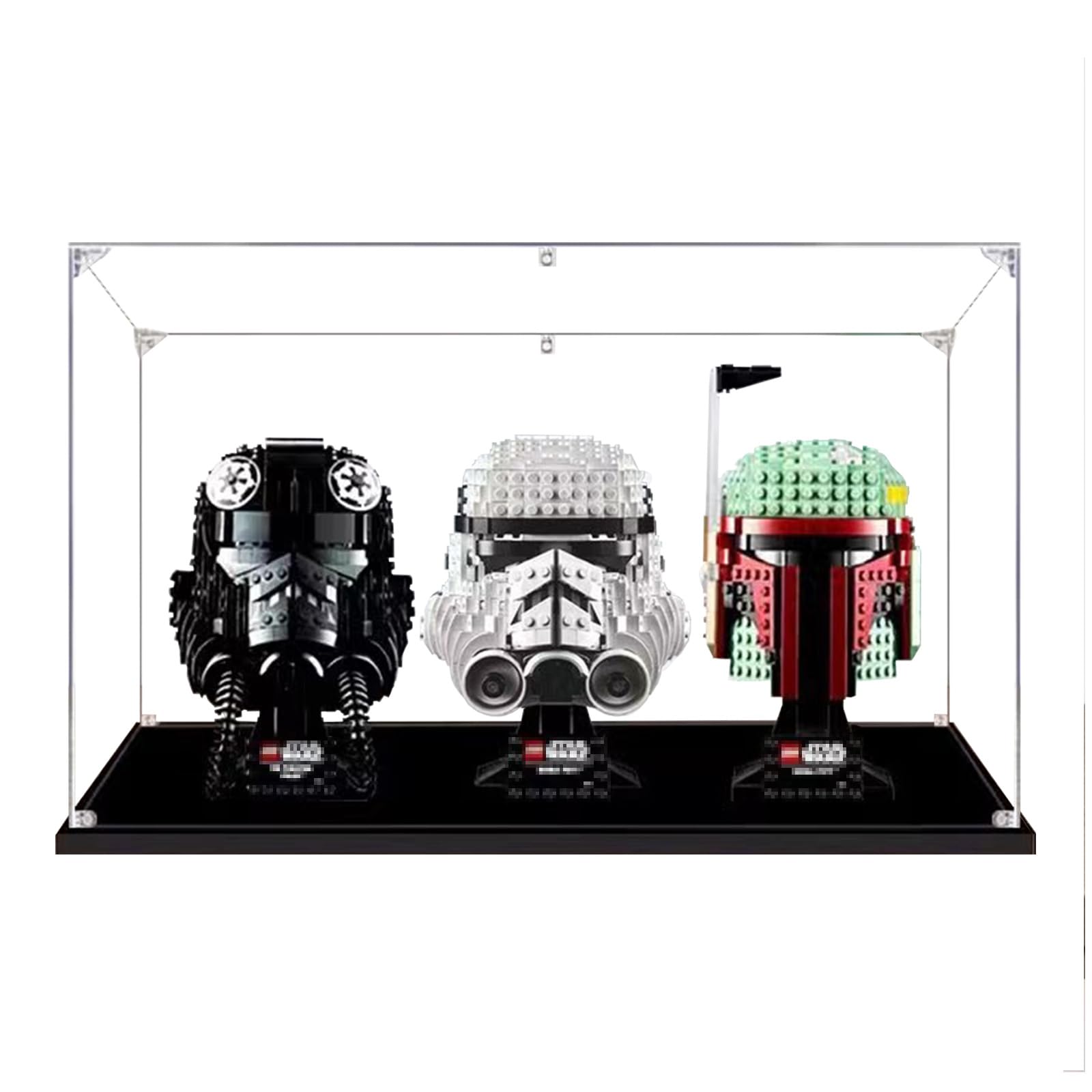 1 pièce 50x20x25cm Vitrine en Acrylique Transparente Anti - poussière 3mm, Grande Boîte de présentatio pour Lego 21030 21334 75304 75328 75349 76285 80110 Model