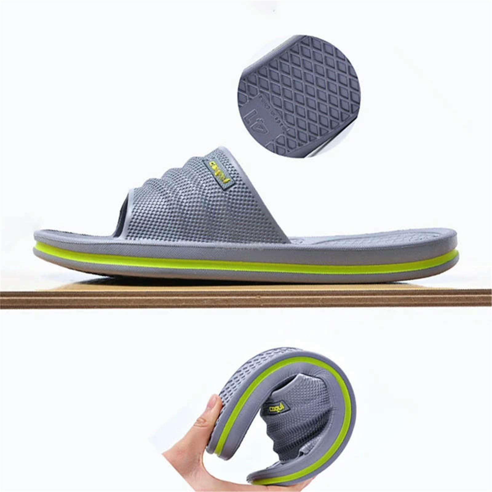 Claquette Hommes Slippers pour Eva Sallets De Salle Salles-Bleu Foncé-43