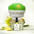 EKAM Plug-In Air Freshener Kit (Machine + 45ml Refill) | Lemongrass Scent | Long-Lasting Aroma for 125 Days / 500 Hours