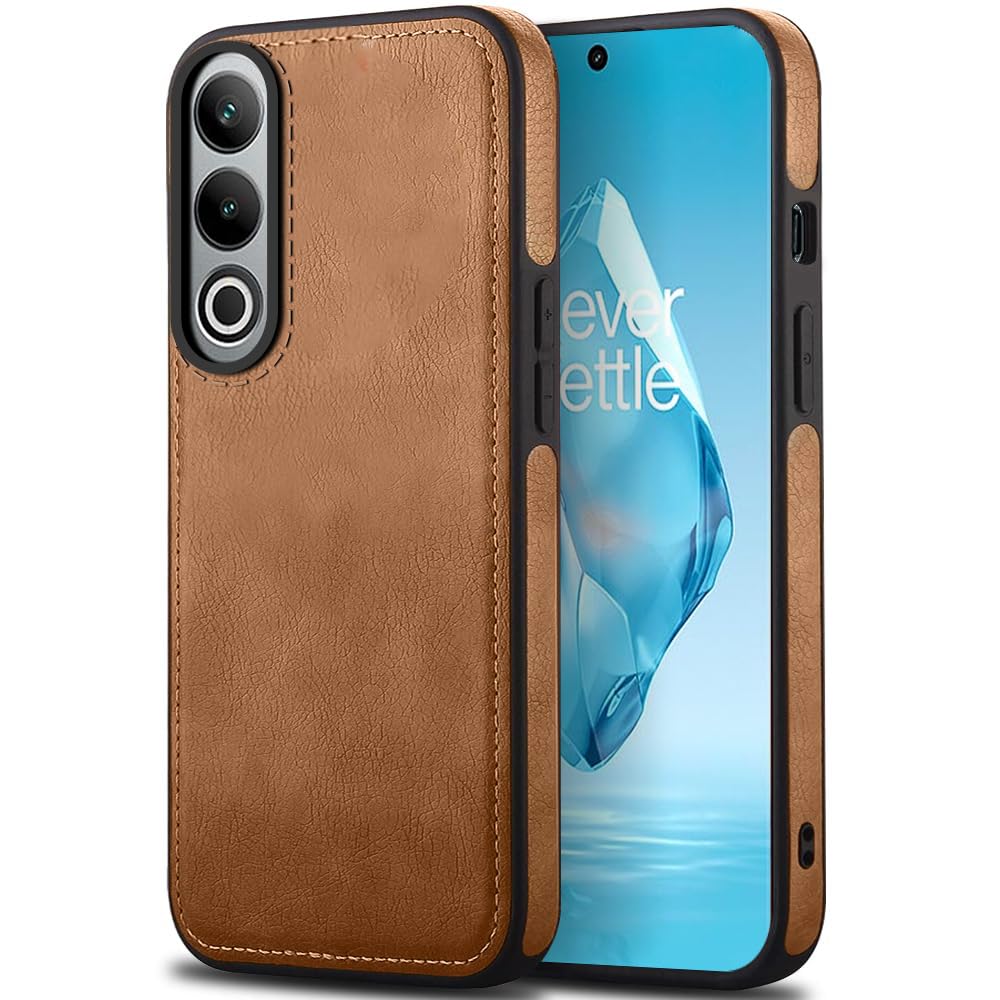 KARWAN®️ Genuine Leather Finish OnePlus Nord CE4 Back Cover Case |Shockproof Design |Raised Edges for Camera & Screen Protection |Super Soft - Touch |Leather Case for OnePlus Nord CE4 (Brown) (B0DCJN8NCC) Amazon Price History, Amazon Price Tracker