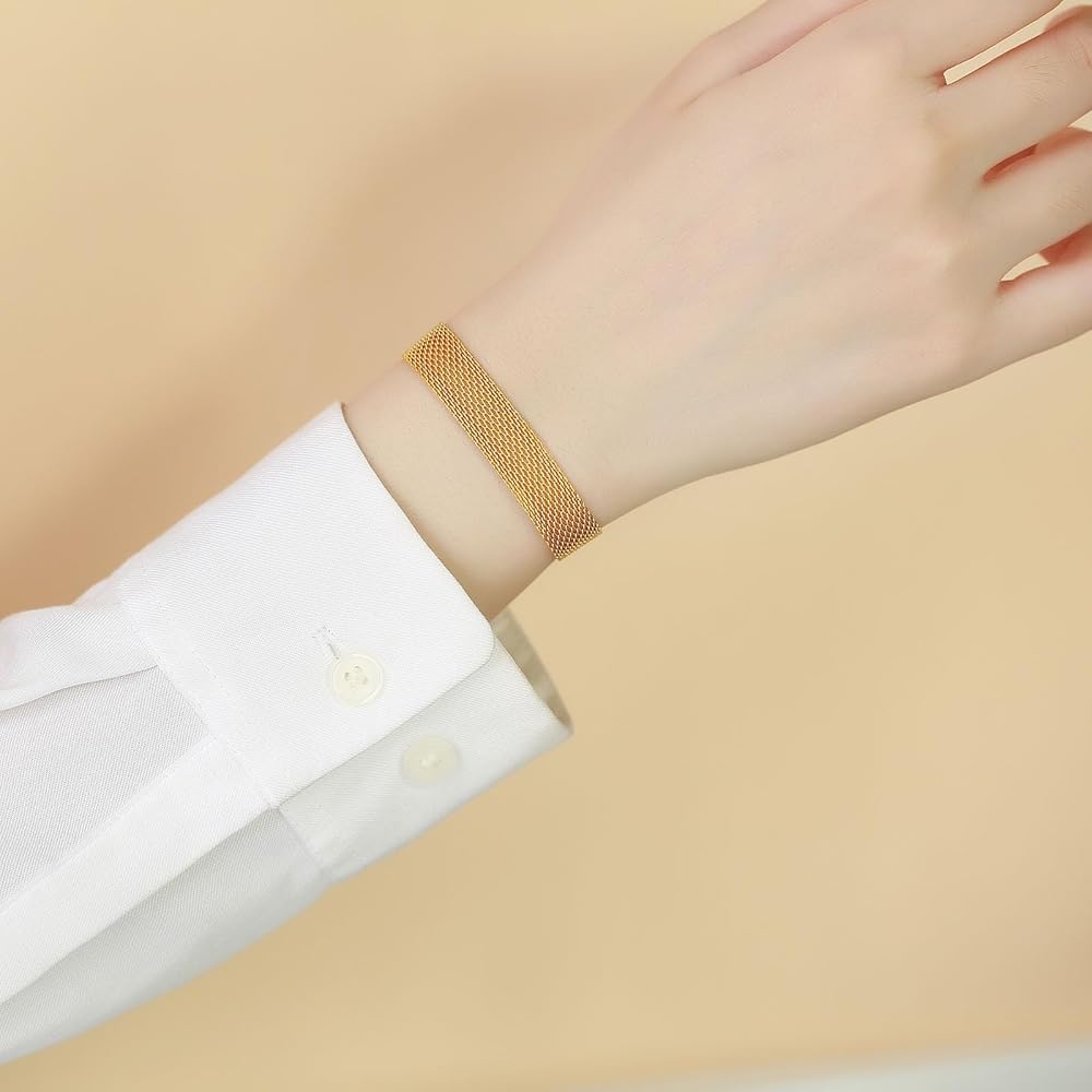 Amazon.com: QINPEI 18K women's detachable gold bracelet