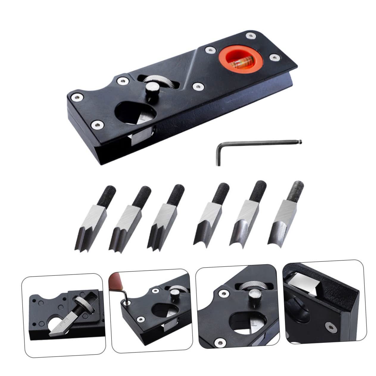 SHINEOFI Pialla Per Falegname Utensile Per Piallatura Smussata Per Lavorazione Del Legno Pialla Per Rifinitura Manuale Smussatrice Per Carpentieri