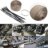 titan auspuffanlage golf 6 gti Dies Hitzeschutzband können um die Hitze vom Motor und -Auspuff effektiv zu zu isolieren, und die Motorraumtemperatur reduzieren, Kabel und Leitungen werden vor der Hitze geschützt.