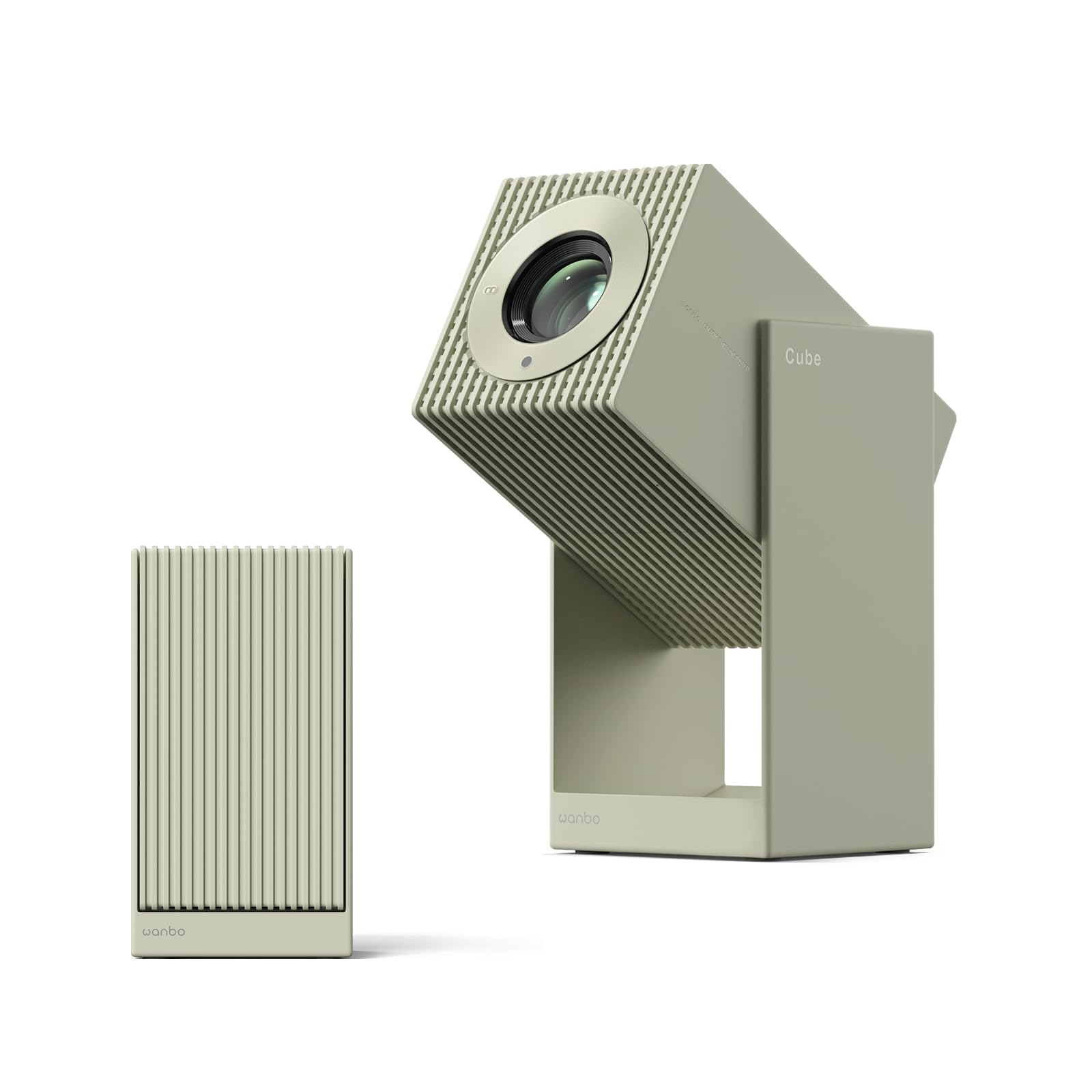 プロジェクター Wanbo Cube 2 Pro ホワイト　天井投影 Amazon.co.jp: 【2025秋・Android TV 11.0搭載・レンズ保護