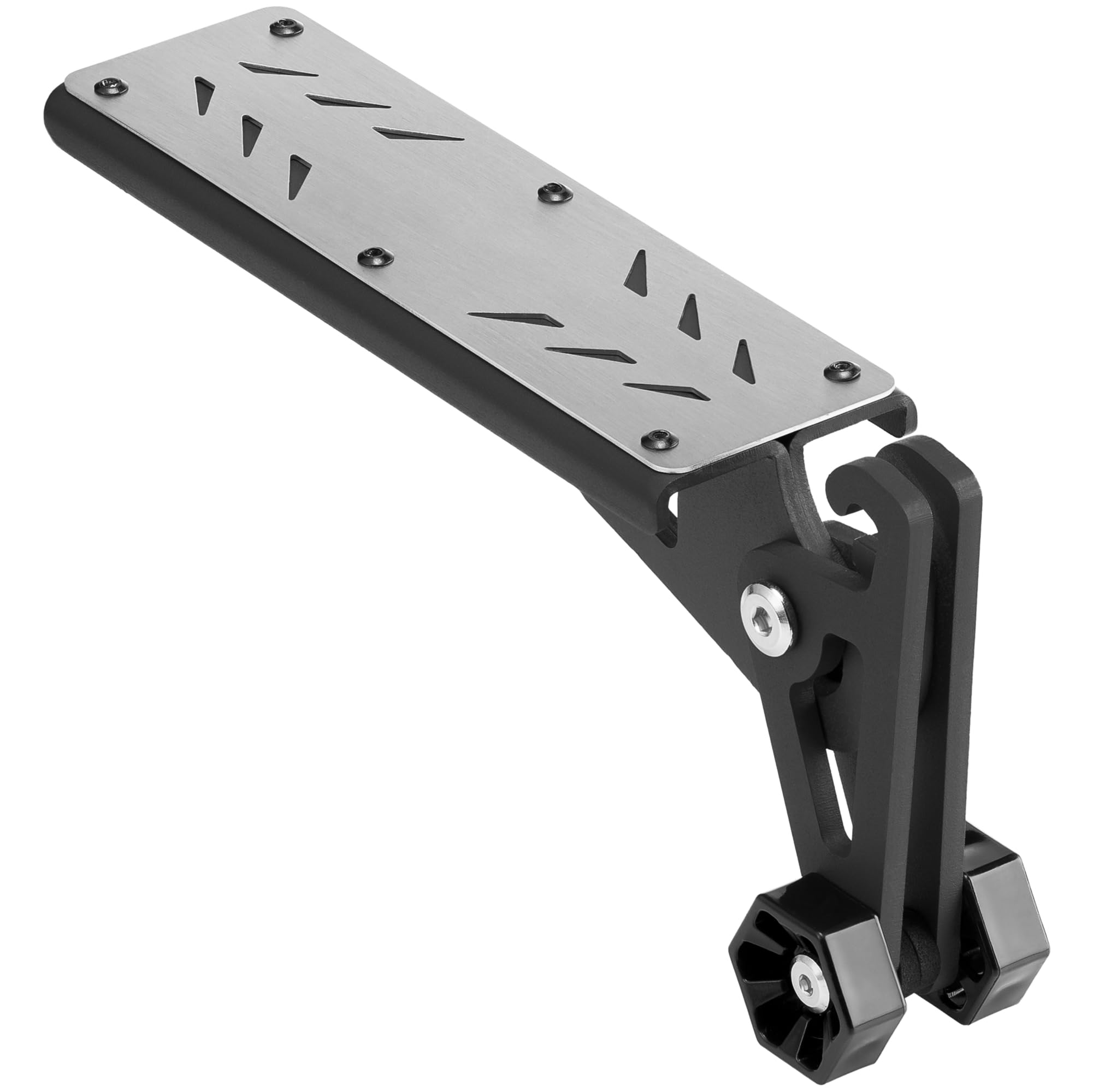 Navaris Marche Pied Porte Voiture - Marchepied Universel 22 x 15,24 x 6cm Coffre de Toit Porte Velo attelage Porte Ski Barre de Toit - Camping Car Van