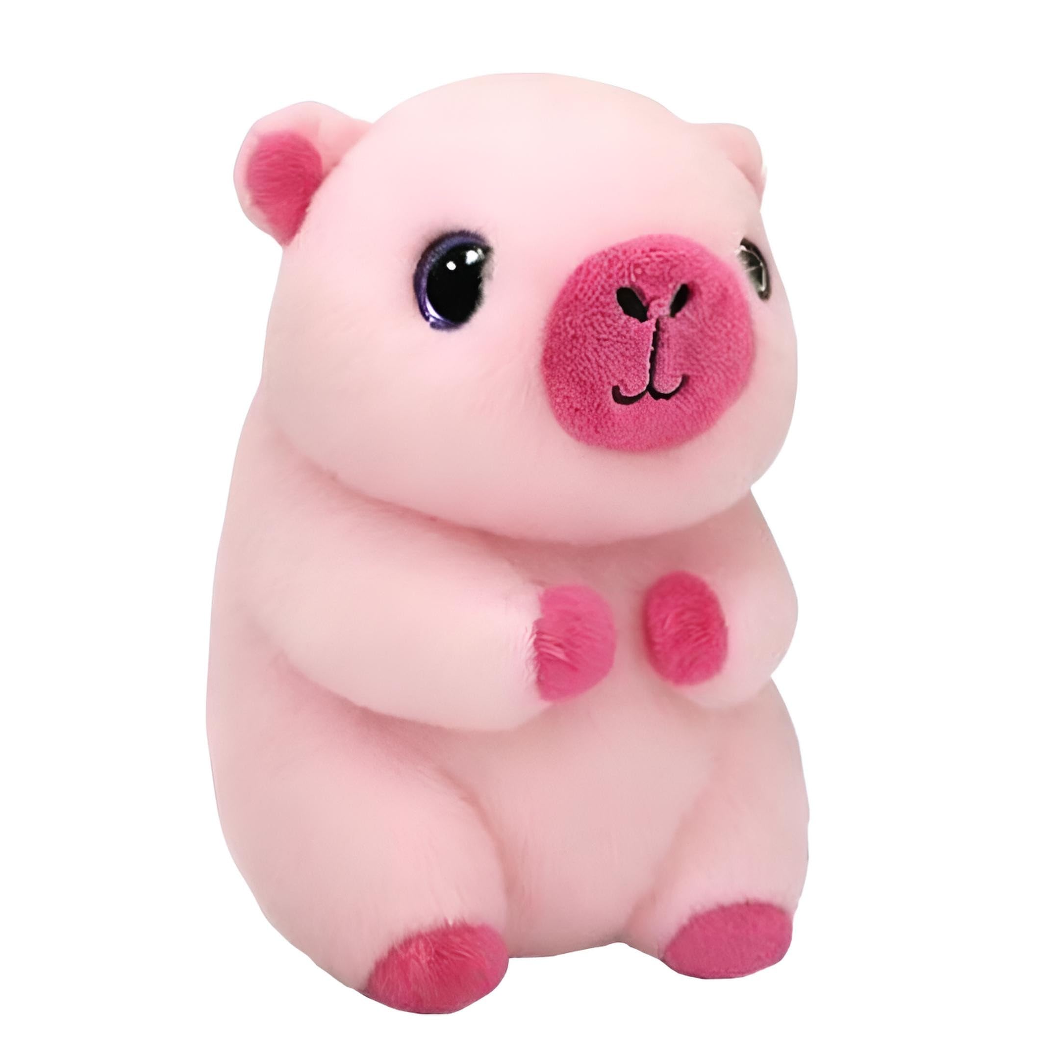 Ty Beanie Bellies – Small Capybara with Glitter Eyes, 1 Capybara of 4 Assorted Colours, Cuddly Plush Animals with Soft Belly Original 20 cm – T41519