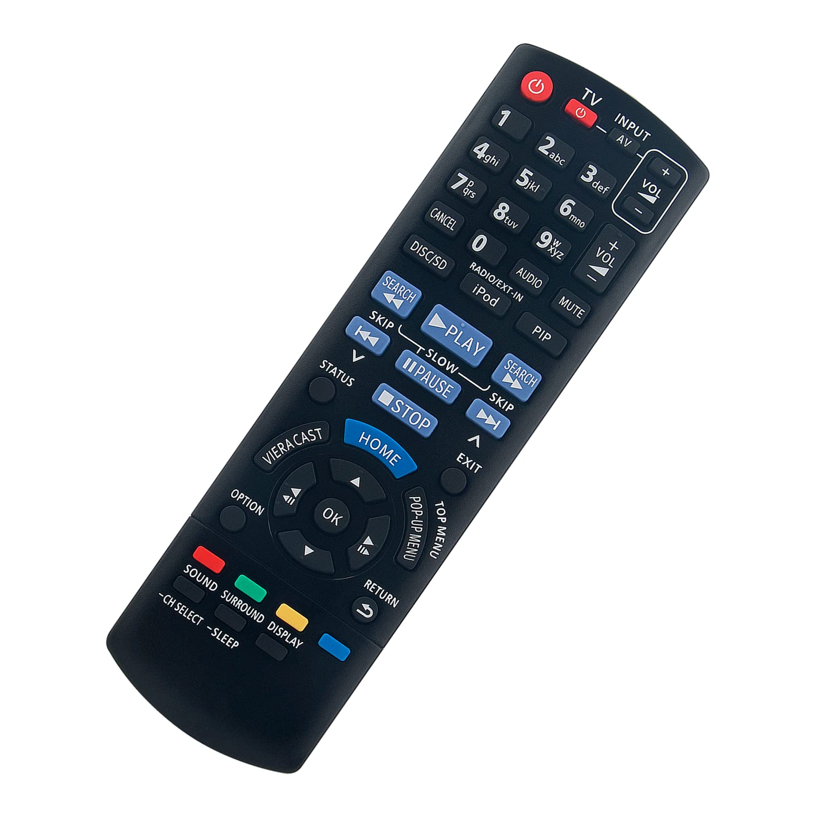 N2QAYB000630 Replacement Remote Control -VINABTY-fit for Panasonic 5.1 Surround Sound Home Audio System N2QAYB000630 remote control SA-BTT775 SB-HF270 SA-BTT262 SA-BTT262EG - Image 2