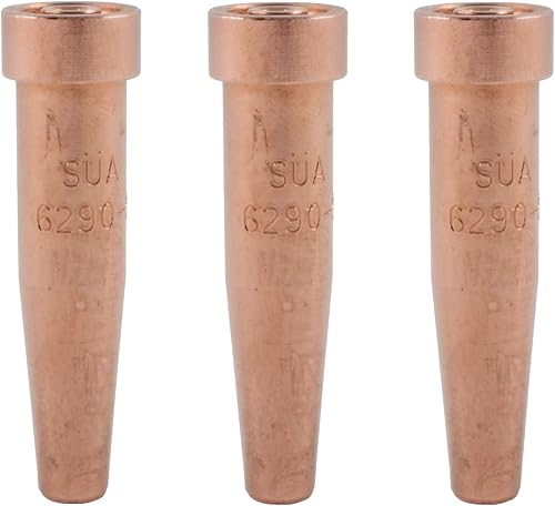 SÜA - (3 unidades) SÜA - 6290-1 - Punta de corte de acetileno - Compatible con antorchas Harris - #1
