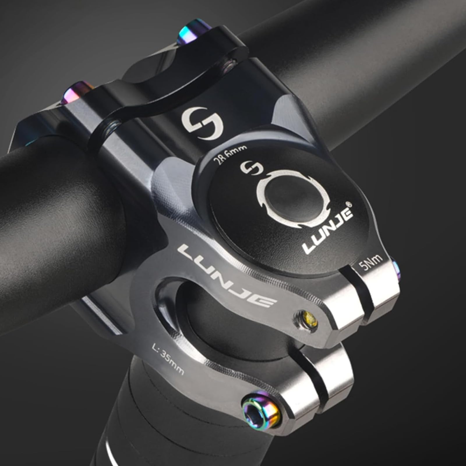 SUBORAWOS 31.8 Bike Stem 35mm, Short Bike Stem Mountain Bike Stem, Handlebar Stem Aluminum Alloy, for Road Bike MTB, BMX - Image 4