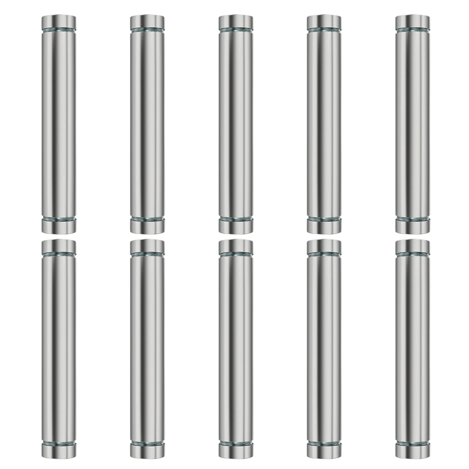 10Pcs Multipurpose Fixing Pin Glass Fasteners Rustproof Decorative Nails for Wall Decoration and Exhibition Enduring Glass Fasteners