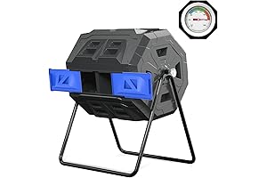 SQUEEZE master Spinning Compost Bin with Thermometer