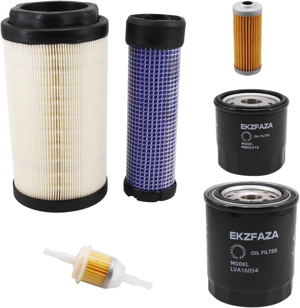 LVU34503 LVU34504 AM116304 LVA16054 M806418 MIU804763 Filter Kit Compatible with John Deere 1025R 1023E 1026R 2025R 2026R