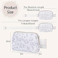 Vista 154 de Riñonera cruzada para mujeres y hombres, bolsa para cinturón para senderismo con correa ajustable, riñonera para correr, entrenamiento, deportes