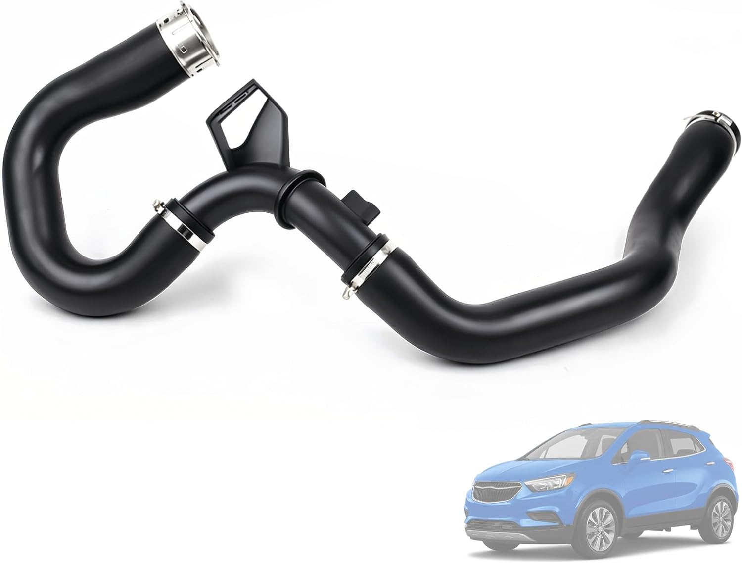 Turbo Intercooler Charge Air Pipe Hose Without Sensors Fit For 1.4L Turbo LUV Buick Encore 2013-2018 Chevy Trax 2015-2019 Replaces 42731155 42698921 95034873 95390230 95135162 667-303