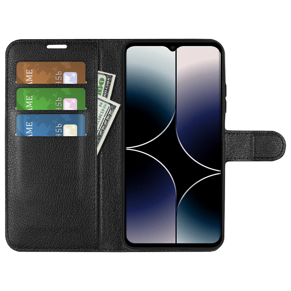 EasyShow Compatible cover Ulefone Note 16 Pro, Ulefone Note 16 Pro Portafoglio Pelle Sintetica con TPU, Supporto Stand, Chiusura Magnetica Slot Flip Case per Ulefone Note 16 Pro-Marrone