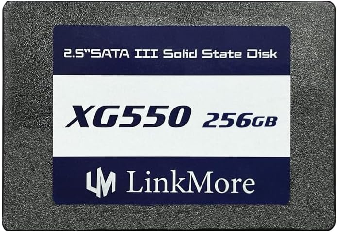Sponsored Ad – LinkMore XG550 256GB 2.5" SATA III (6Gb/s) Internal SSD, Solid State Drive, Read Speed Up to 500MB/s, 2.5 inch for Laptop and PC Desktop
