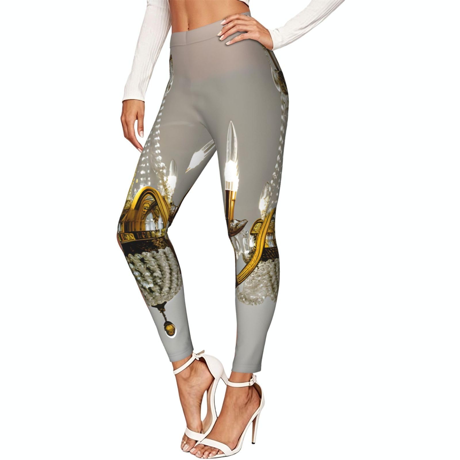 Leggings elásticos para mujer opacos perfectos para entrenamiento diario en el gimnasio 8