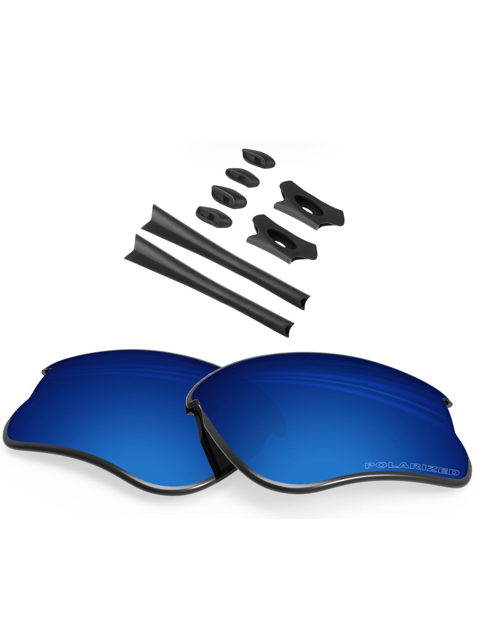 BLAZERBUCK Replacement Lenses &amp; Sock Kit for Oakley Flak Jacket XLJ Sunglass