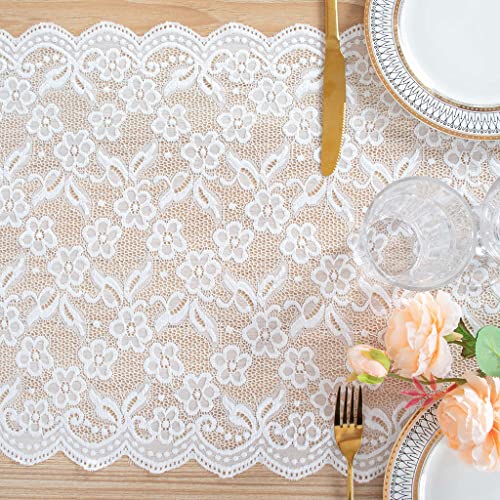 ShinyBeauty Runner da Tavolo in Pizzo Runner da