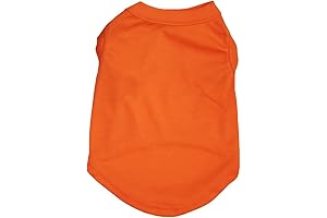 Petitebella Stylish Puppy Dog Shirt Dress For Small Orange Dogs