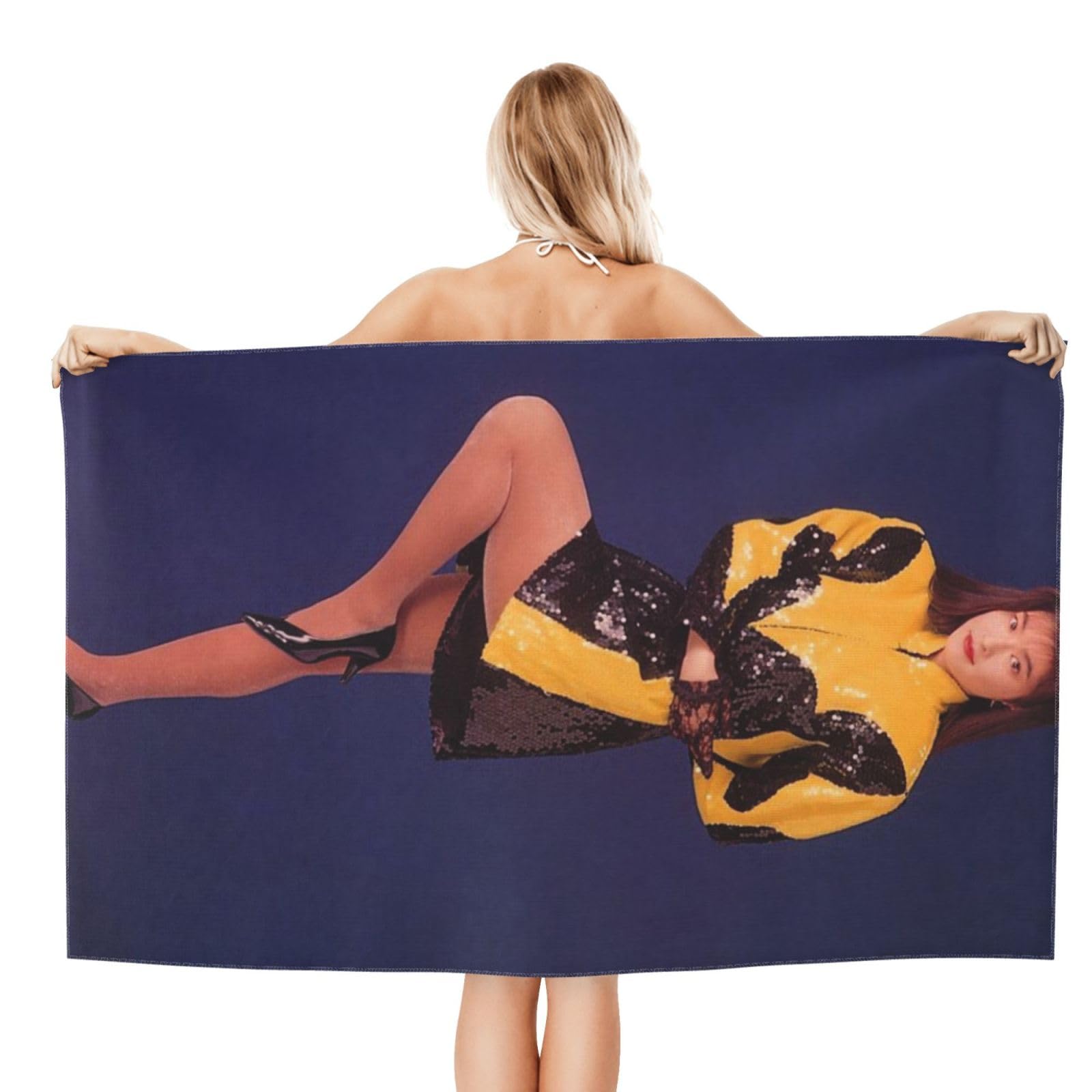 Amazon｜森高千里 バスタオル ビーチタオル タオル スイミングタオル