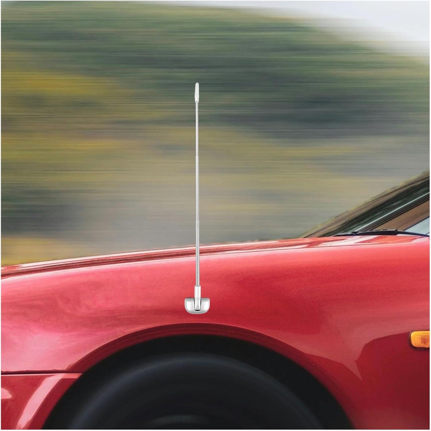 Telescopic 3 Section Car Bumper Corner Pole Adjustable Driving Parking Marker Protector Enhanced Vehicle Visibility