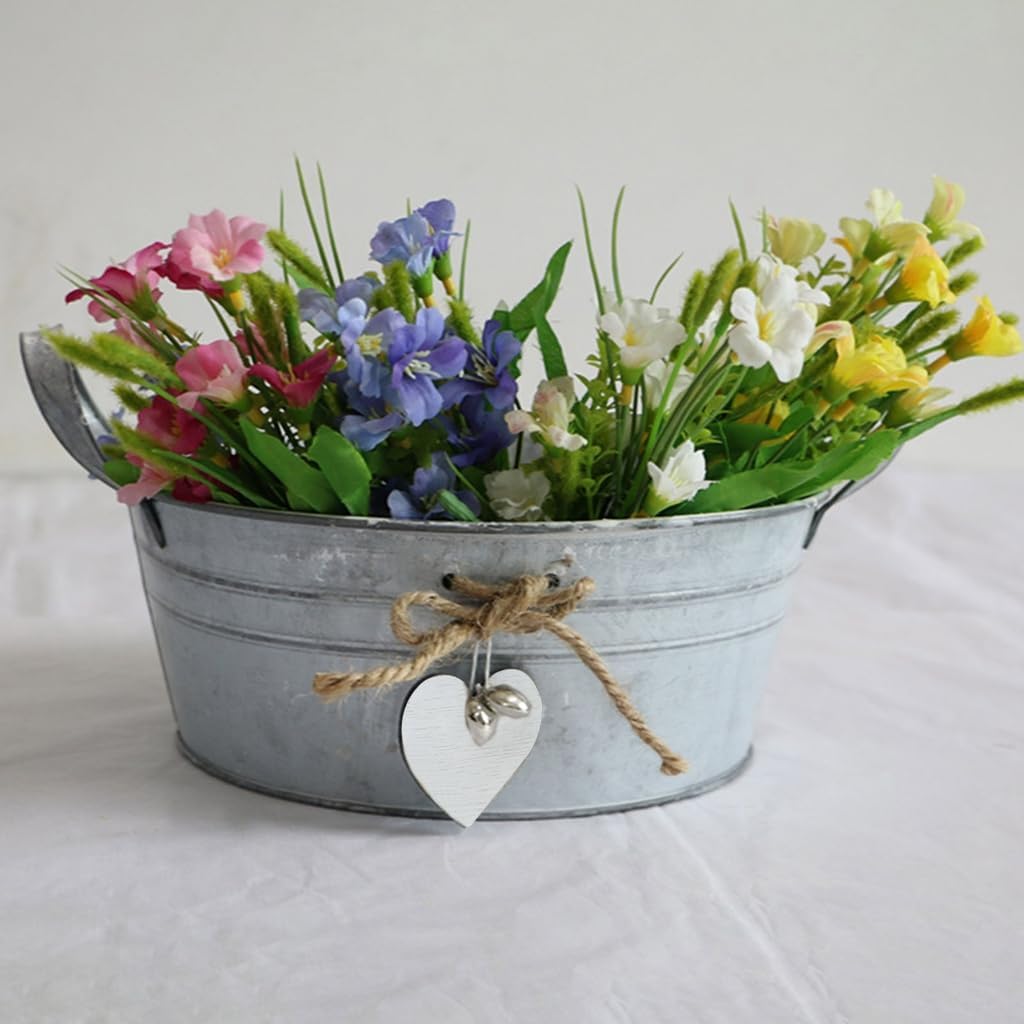 Metal Pitcher Flower Holder Farmhouse Home Decor for Centerpieces Living Room