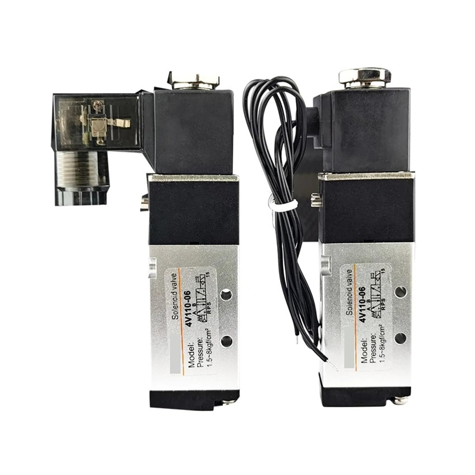 Électrovanne pneumatique 4V110-06 distributeur 5/2 voies 1/8 pouce pour vérin et automatisme