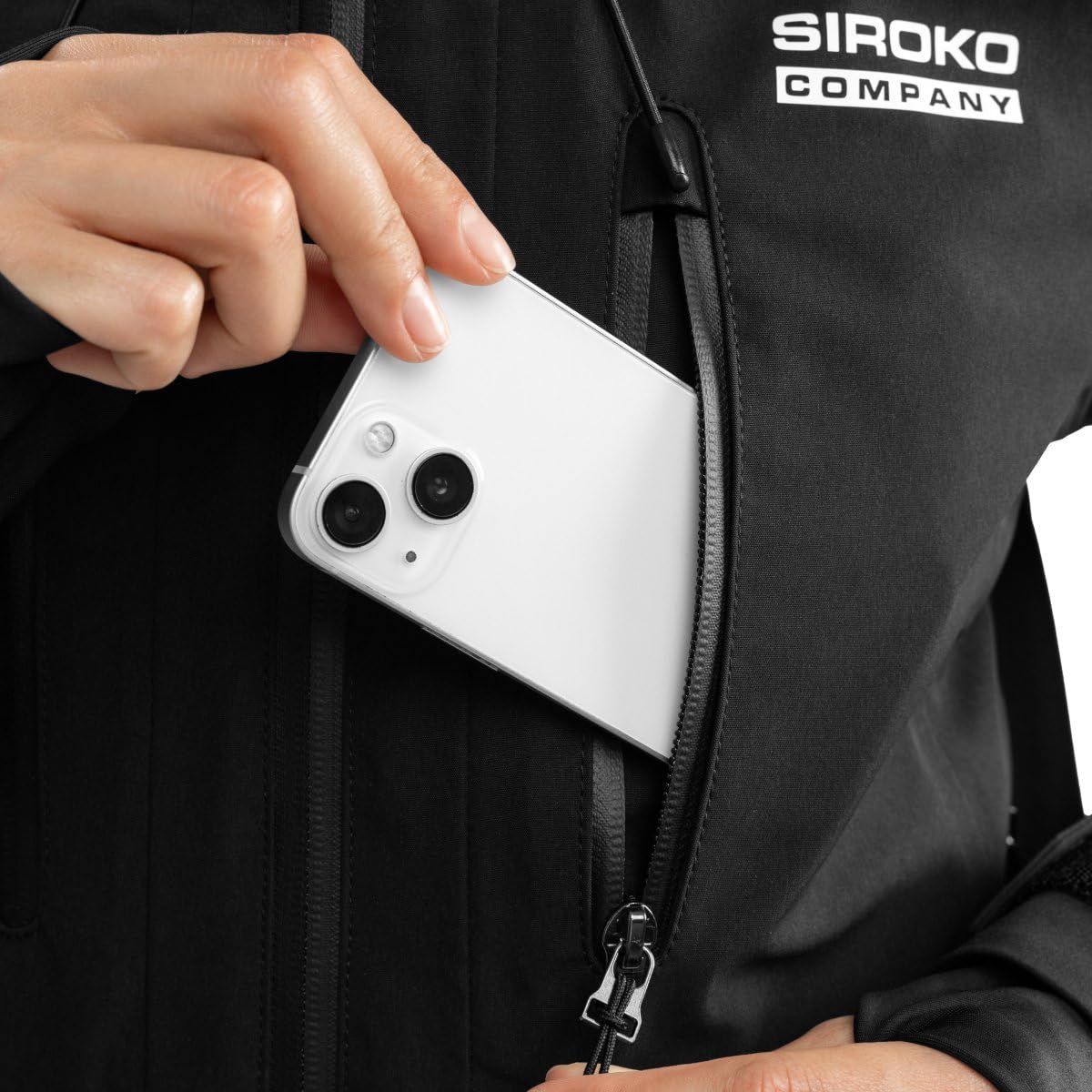 SIROKO Chaqueta de snowboard recco® esquí y nieve W5-W Nix Negro