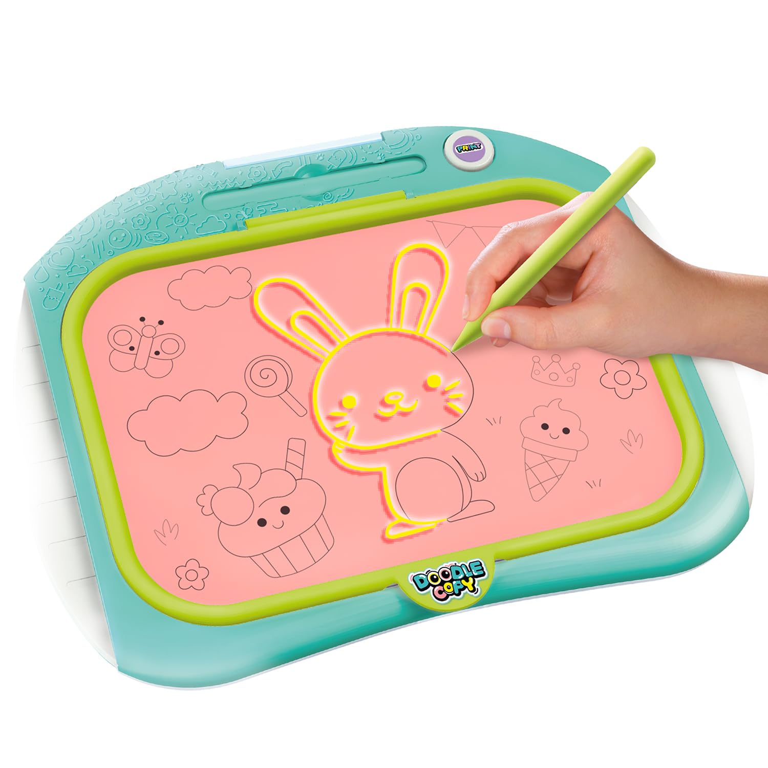 Canal Toys - Tablette Enfant Doodle Copy pour Imprimer Ses Dessins - Compose, Dessine, Imprime et Colorie - Cadeau Enfant 4 Ans + - Loisirs Créatif- 50 Modèles - Tablette Dessin - LIT 004