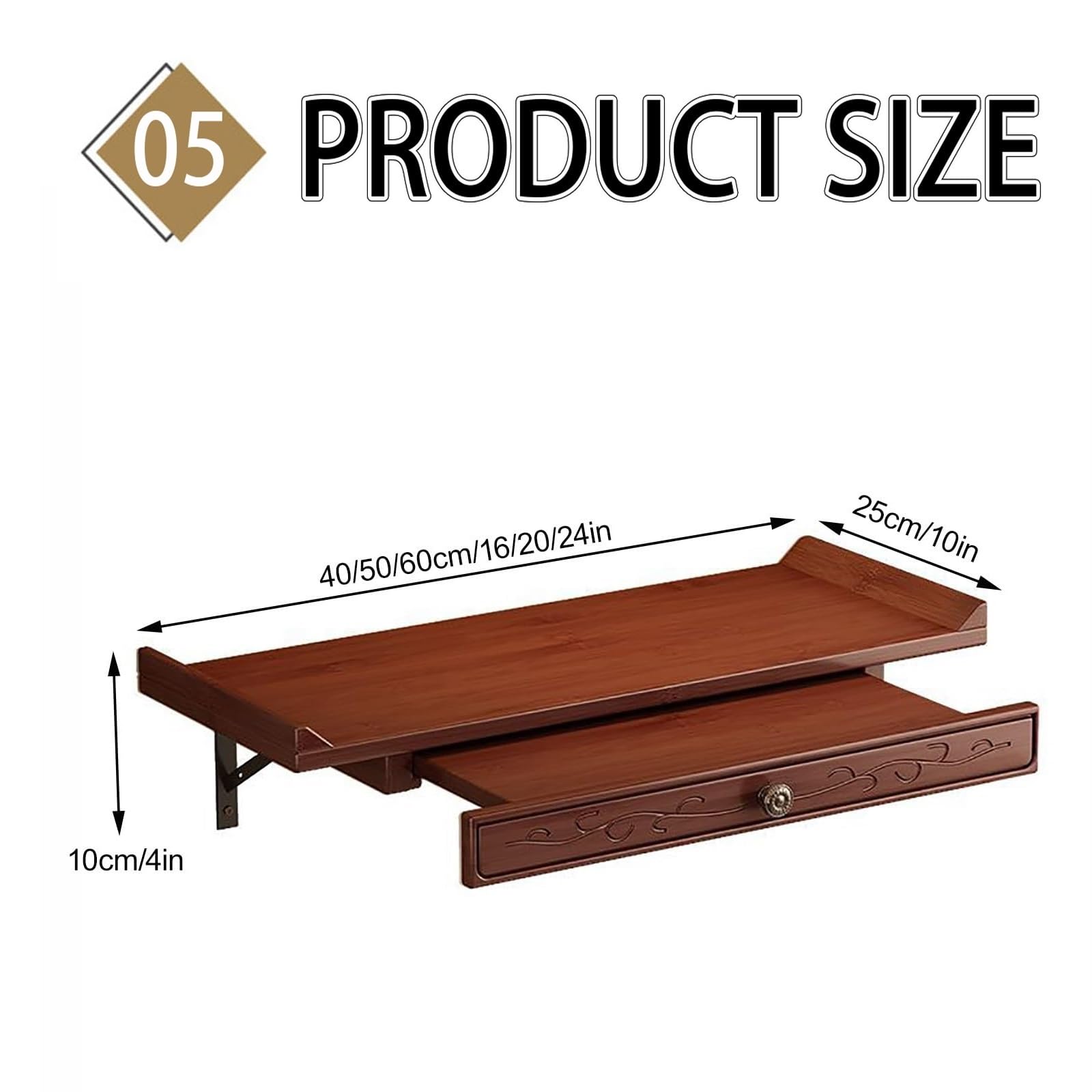 Étagère D'autel Bouddhiste Avec Étagère Coulissante, À Fixer Au Mur Ou À Poser Sur Un Bureau Support Pour Statue Bouddha Autel Table Méditation Meuble D'autel Pour Prière(DESKTOP,50CM/19.68")